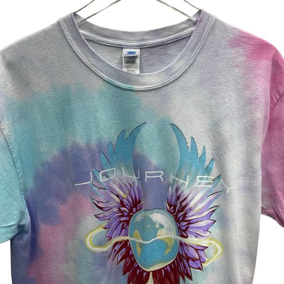 Journey 2024 Pastel Tie Dye Infinity Wings Tee Official Merchandise Size Large - Picture 2 of 9